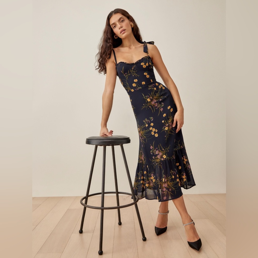 Reformation Nikita Dress in Mademoiselle